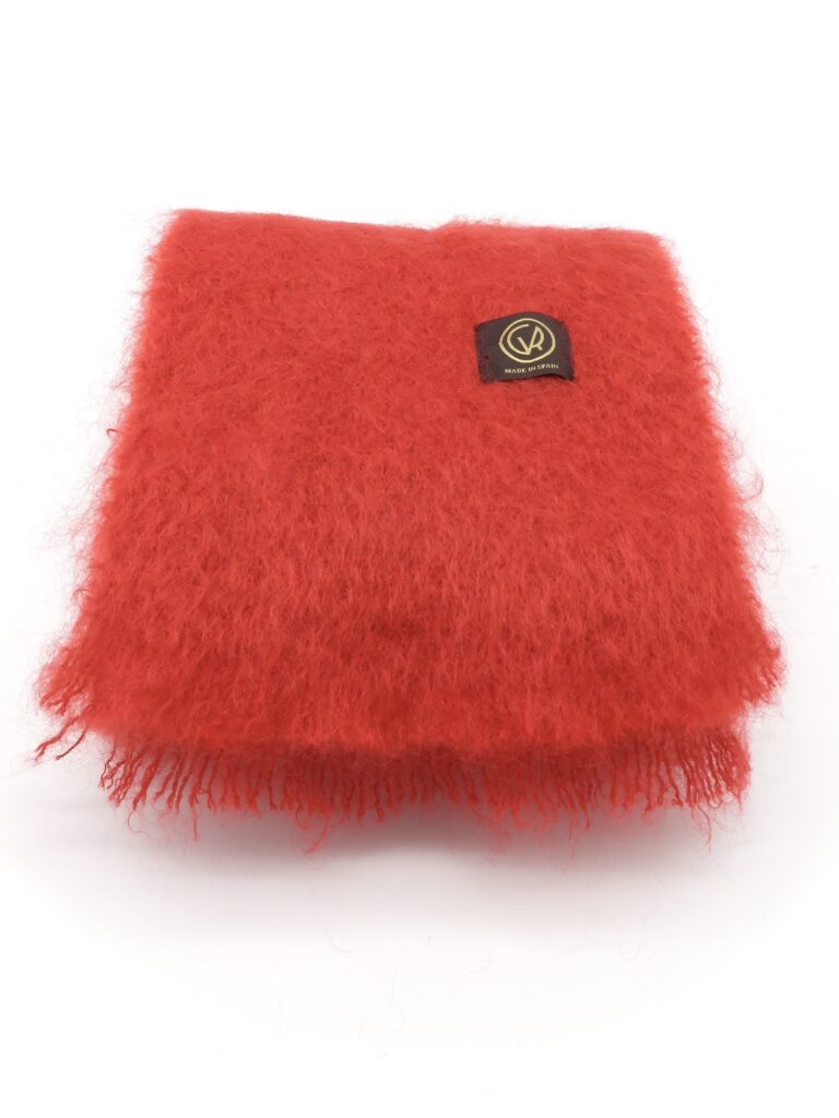 Mantas Ezcaray - Schal Mohair - hochrot