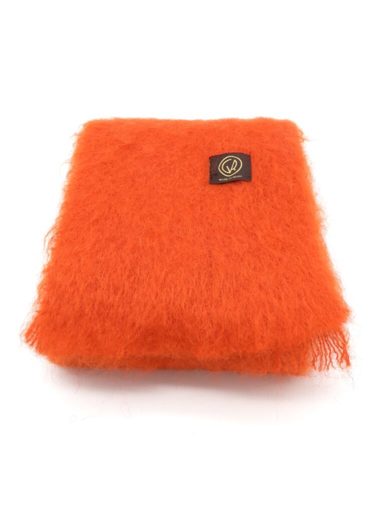 Mantas Ezcaray - Schal Mohair - orangerot