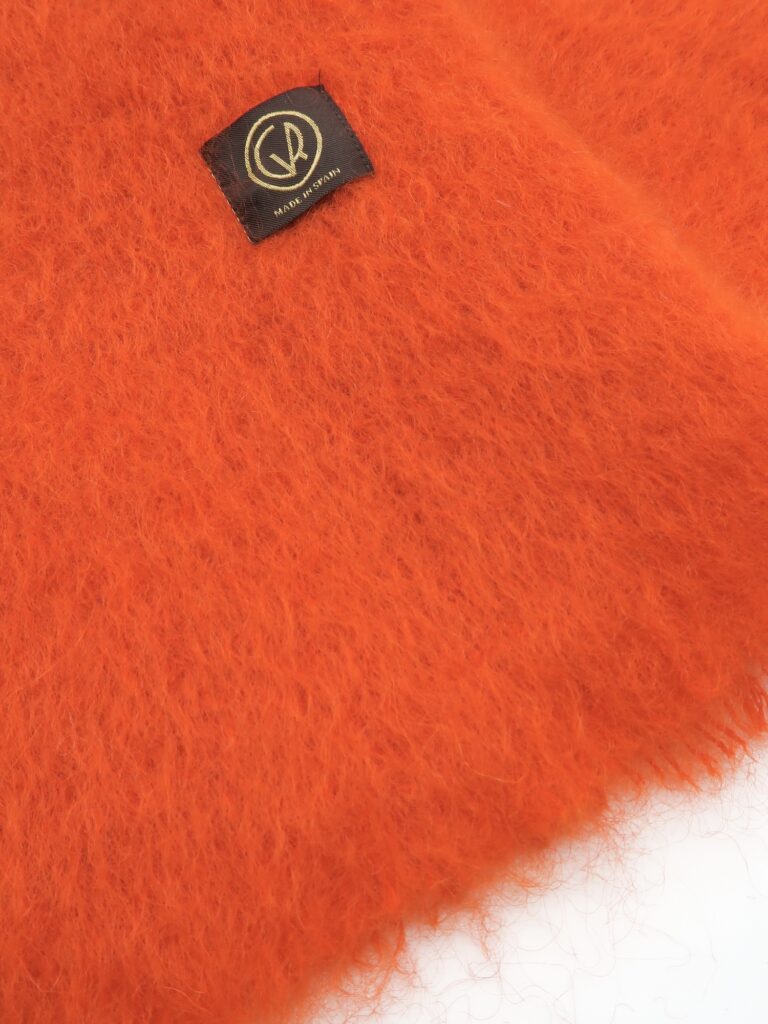 Mantas Ezcaray - Schal Mohair - orangerot