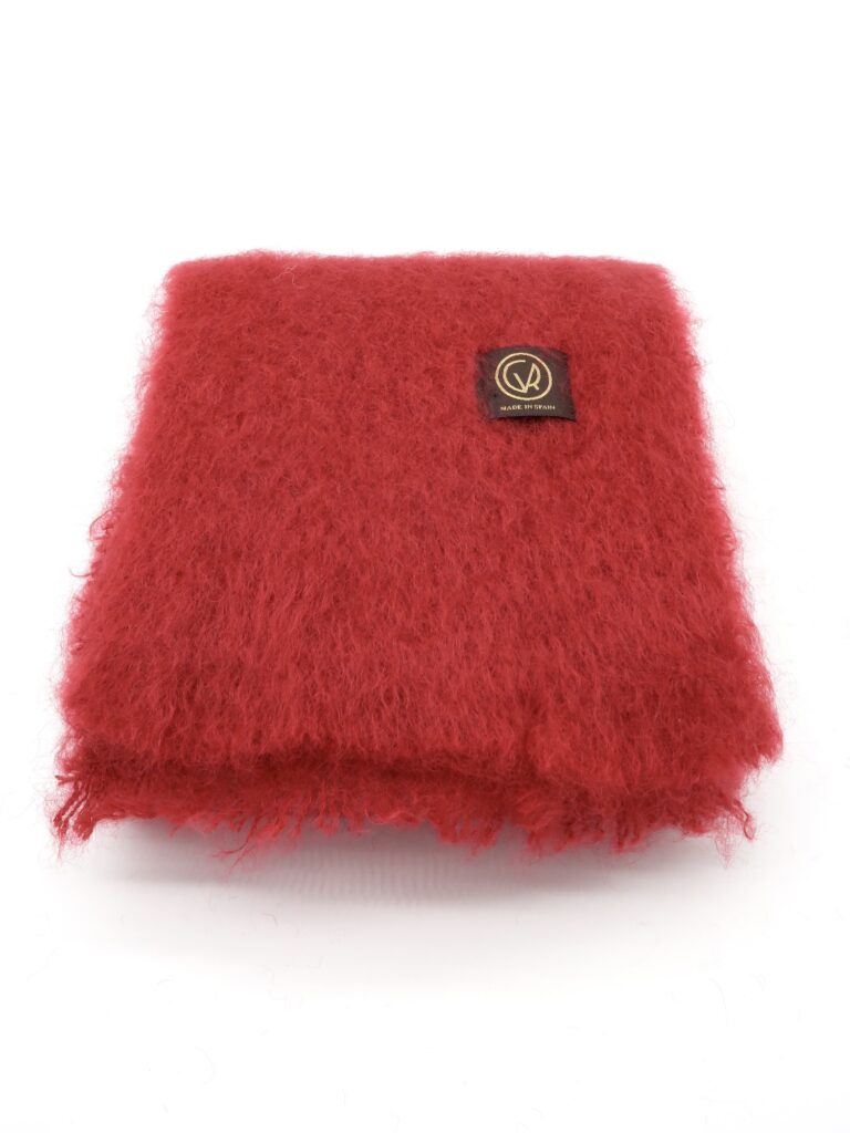 Mantas Ezcaray - Schal Mohair - rot