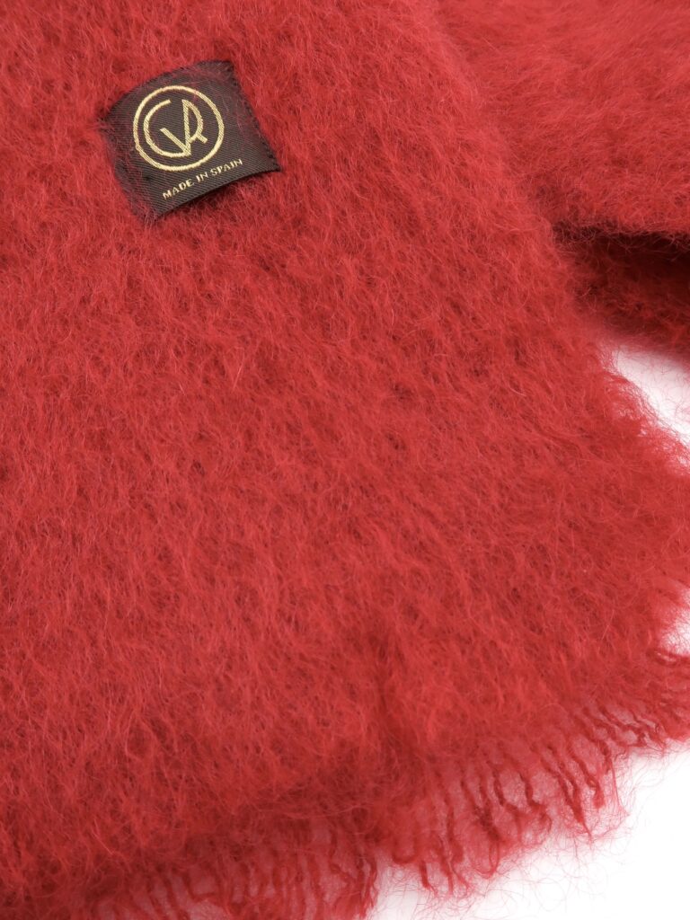 Mantas Ezcaray - Schal Mohair - rot