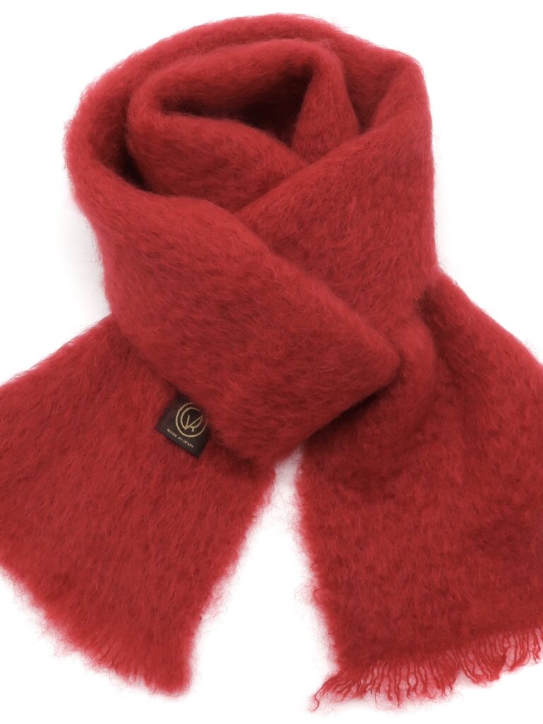 Mantas Ezcaray - Schal Mohair - rot