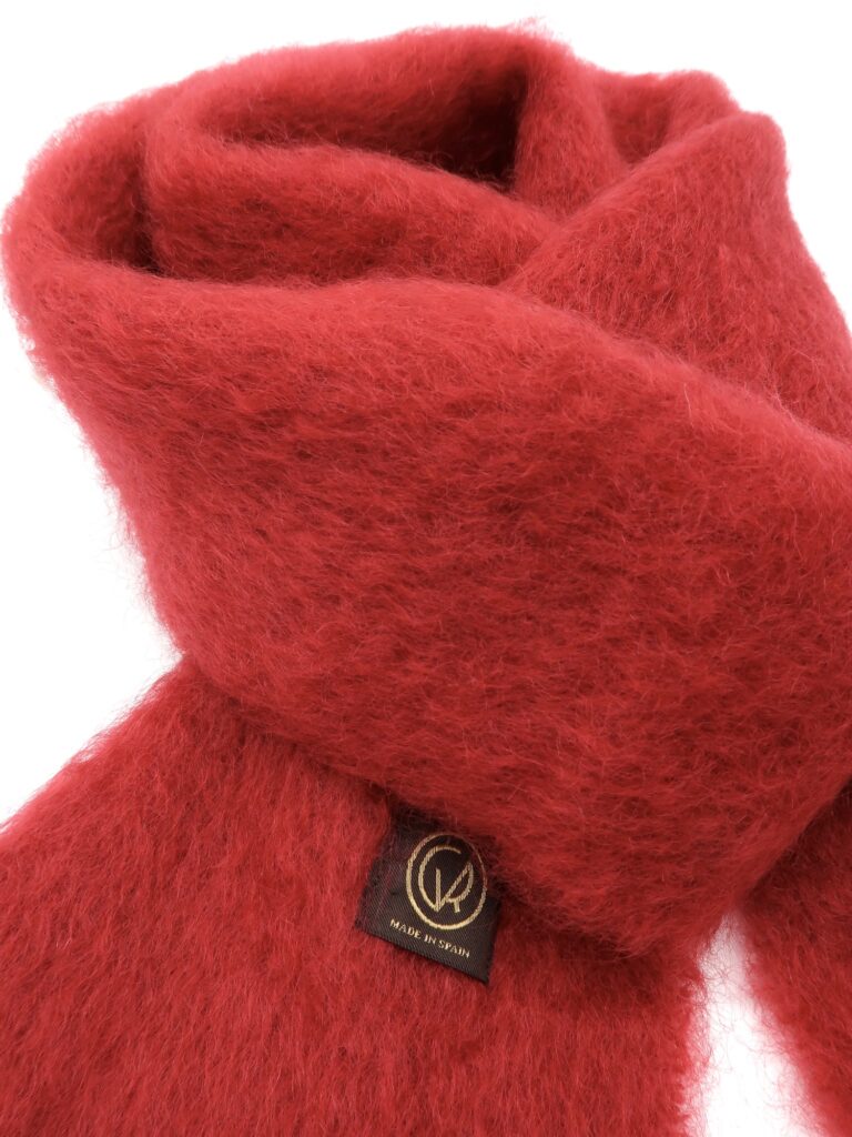 Mantas Ezcaray - Schal Mohair - rot