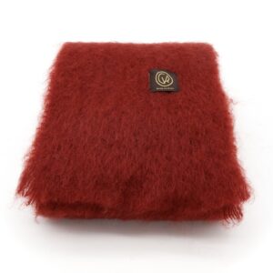 Mantas Ezcaray - Schal Mohair - warmrot