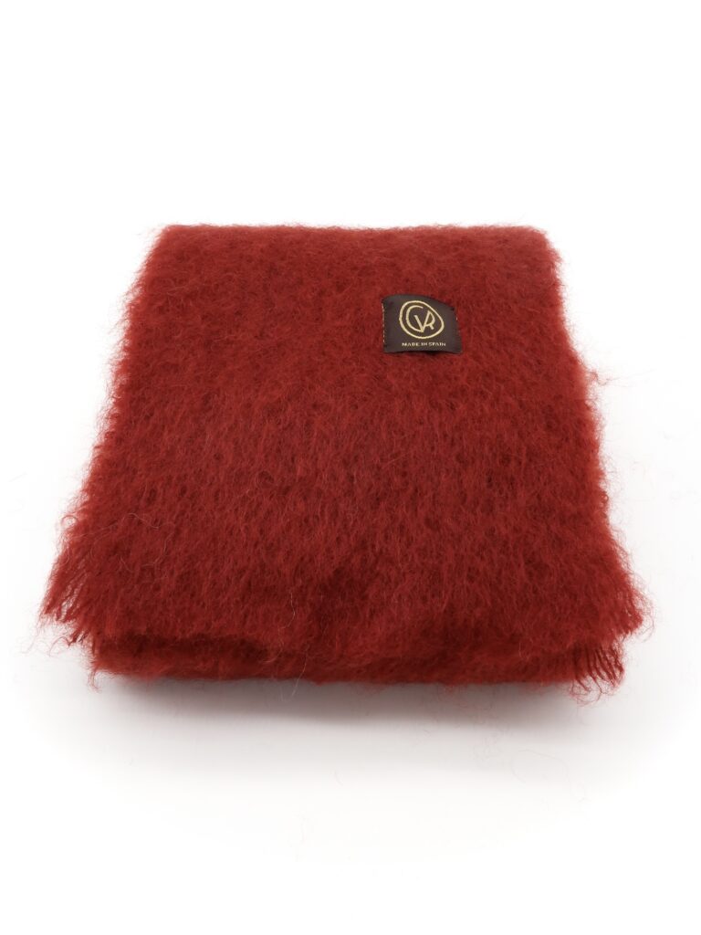 Mantas Ezcaray - Schal Mohair - warmrot