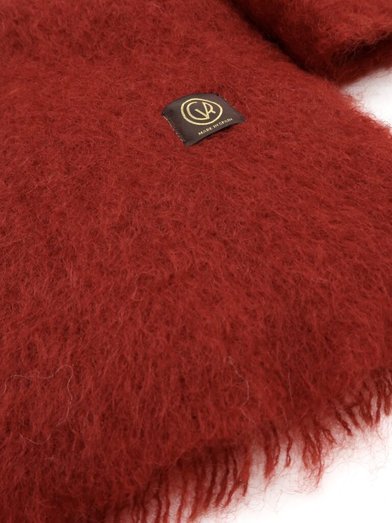 Mantas Ezcaray - Schal Mohair - warmrot