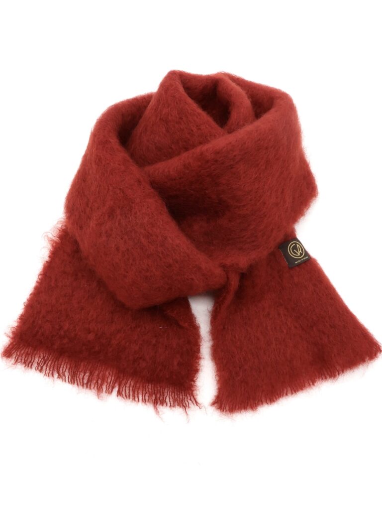 Mantas Ezcaray - Schal Mohair - warmrot