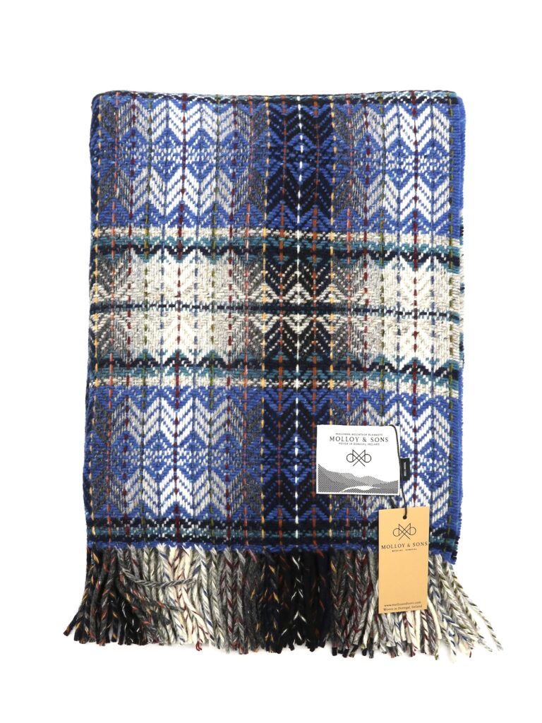 Molloy and Sons - Wolldecke Diamond Throw