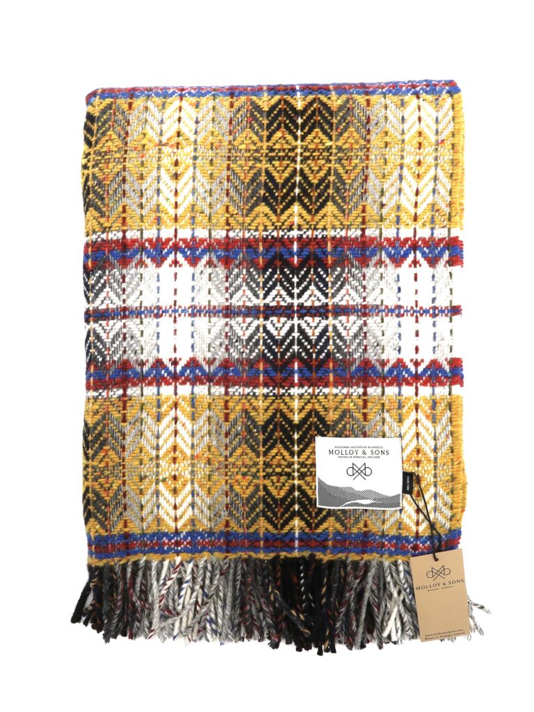 Molloy and Sons - Wolldecke Diamond Throw
