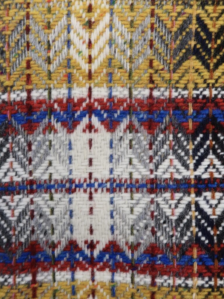 Molloy and Sons - Wolldecke Diamond Throw