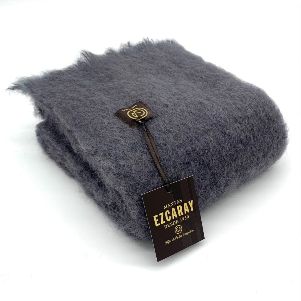 Mantas Ezcaray - Schal Mohair anthrazit