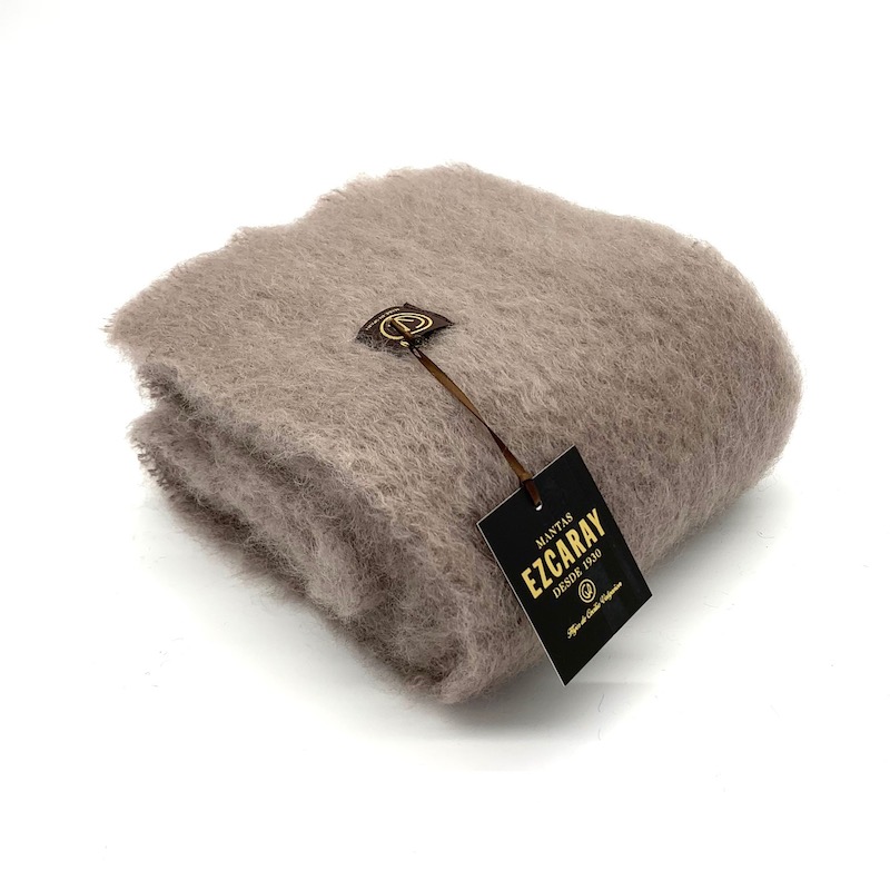 Mantas Ezcaray - Schal Mohair taupe