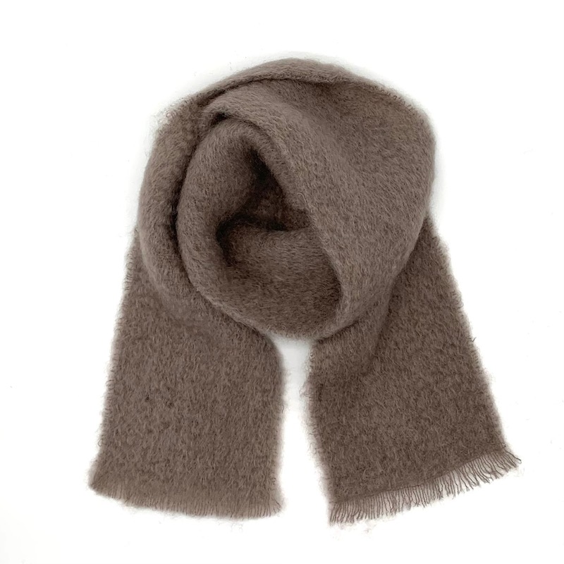 Mantas Ezcaray - Schal Mohair taupe