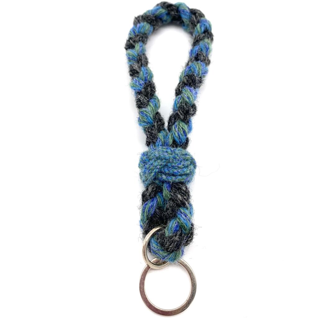 Schlüsselkordel Harris Tweed Wolle #2