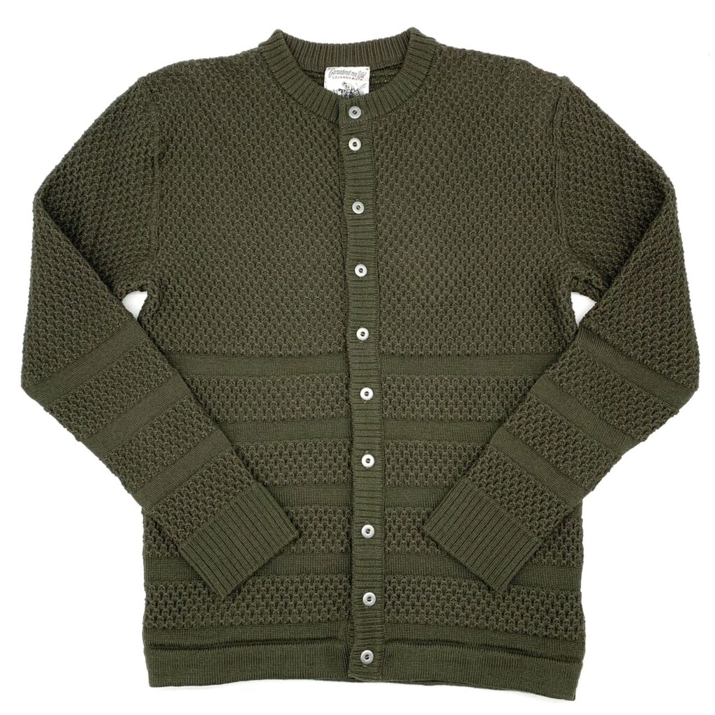 S.N.S. Herning - MANUAL Cardigan bronze green