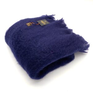 Mantas Ezcaray - Mohair Stola dunkelblau