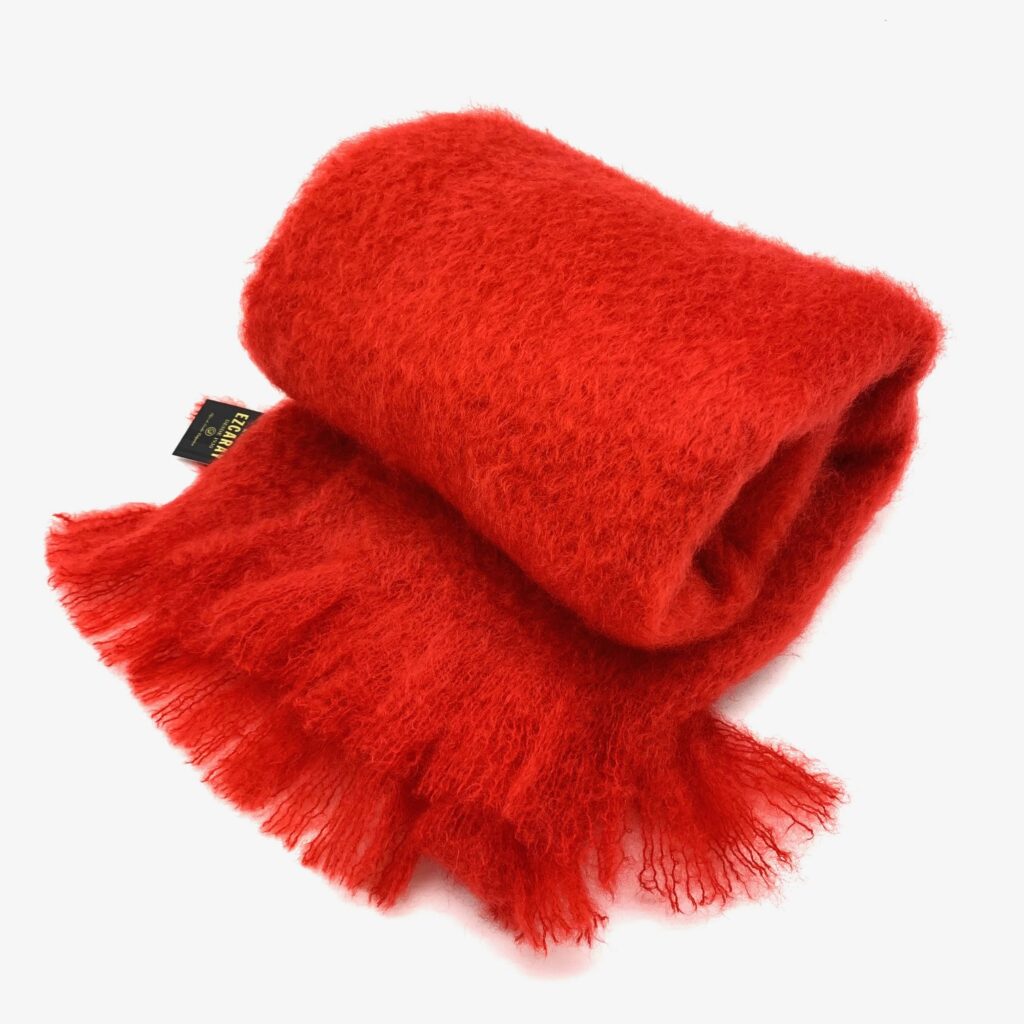 Mantas Ezcaray - Mohair Stola hochrot