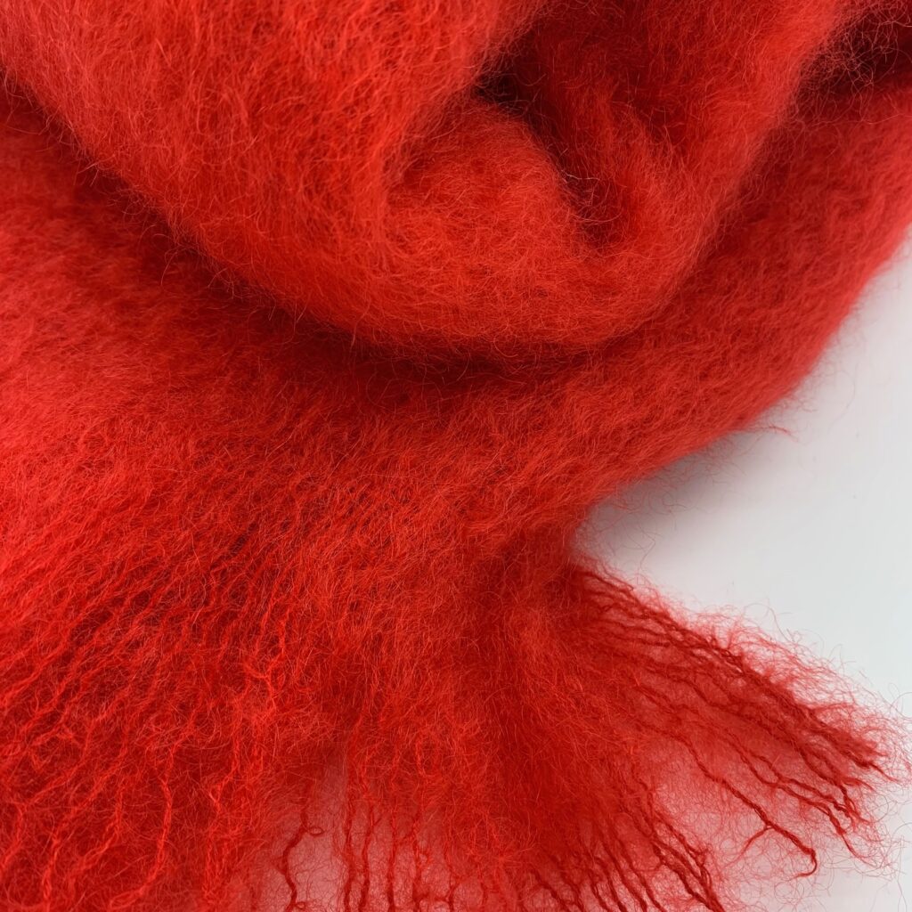 Mantas Ezcaray - Mohair Stola hochrot