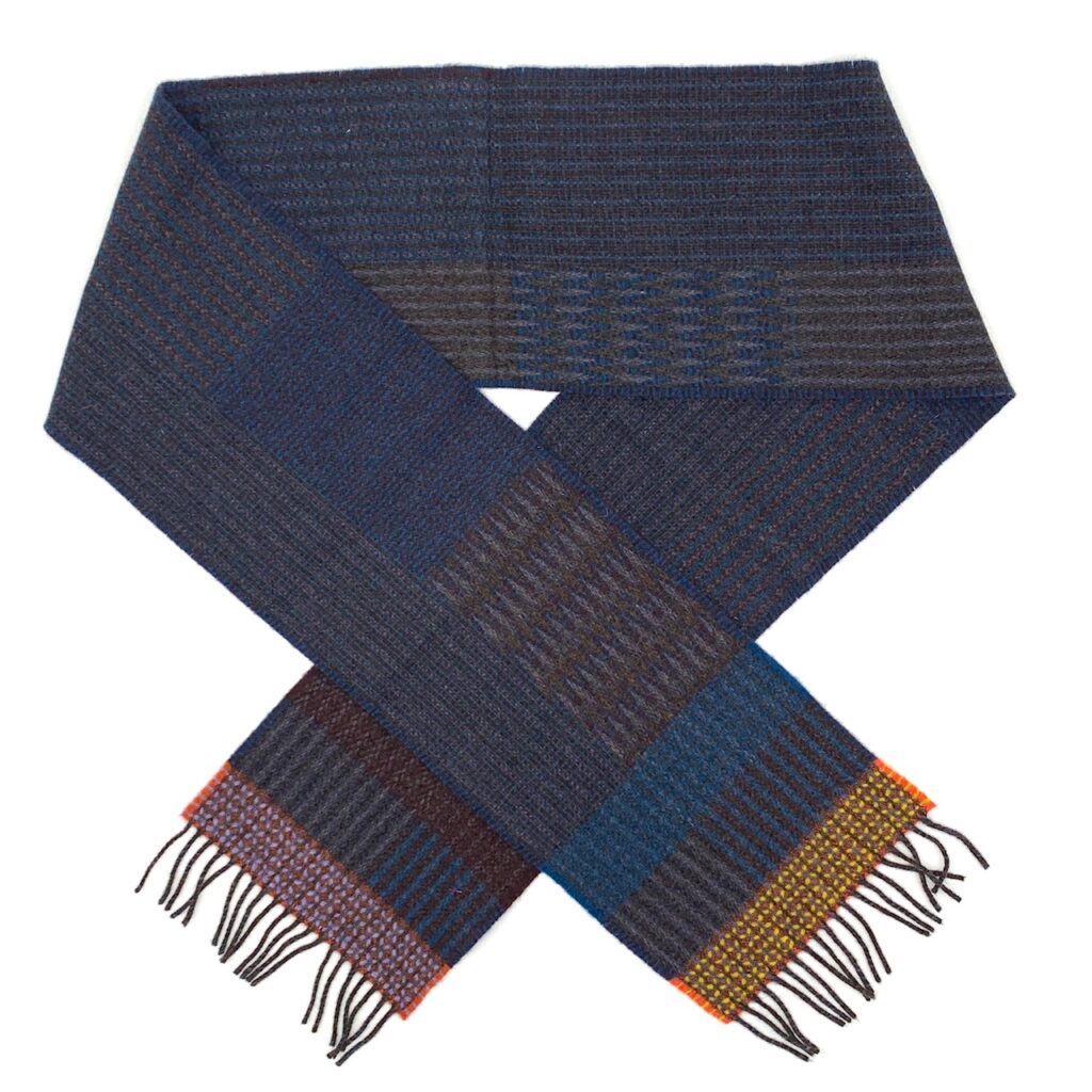 Wallace Sewell - Schal Schurwolle Houten - diesel