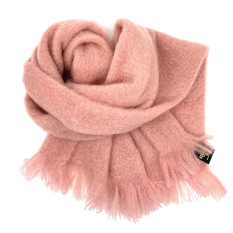Mantas Ezcaray - Mohair Stola rosa