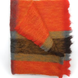 Luxuriöse Tartan Mohair Decke von Mantas Ezcaray