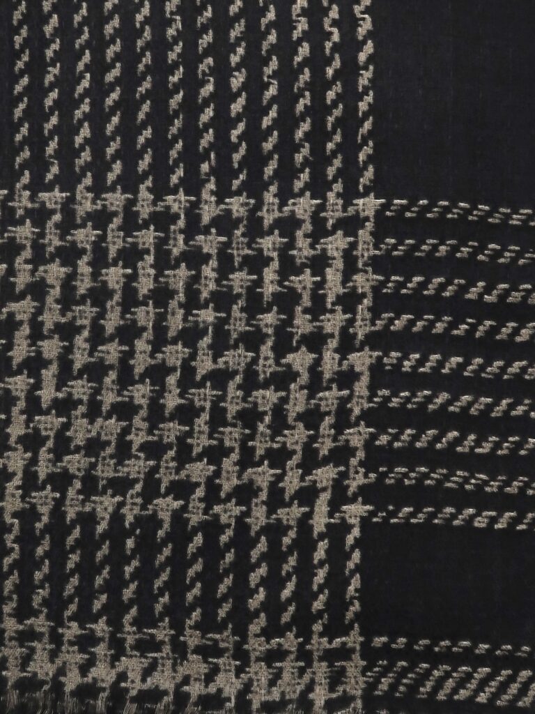 Feines Wolltuch in Tweed/Glencheck-Muster von Épice Paris