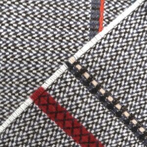 Schal Detail - Feines Muster