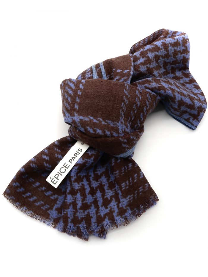 Épice Paris - Wolltuch Tweed - braun – Bild 3