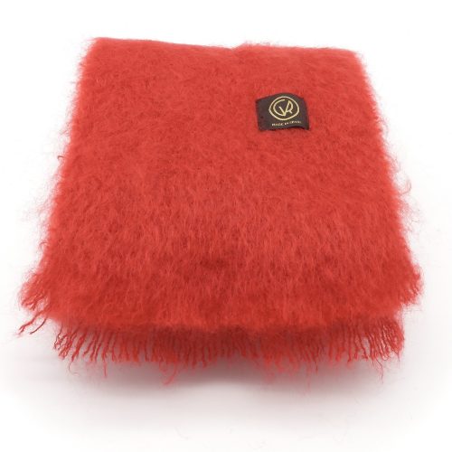 Schal Mohair in hochrot