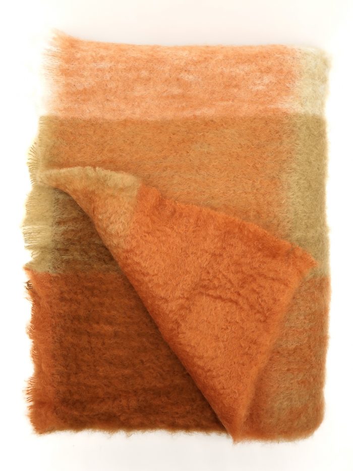 Mantas Ezcaray - Wolldecke - Mohair - beige – Bild 5