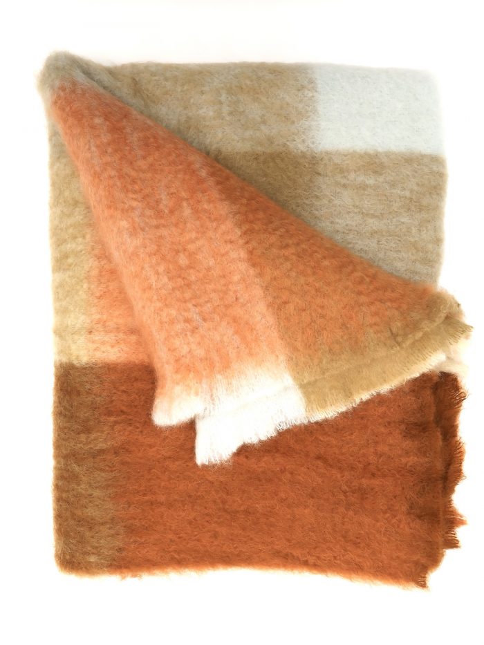 Mantas Ezcaray - Wolldecke - Mohair - beige – Bild 4