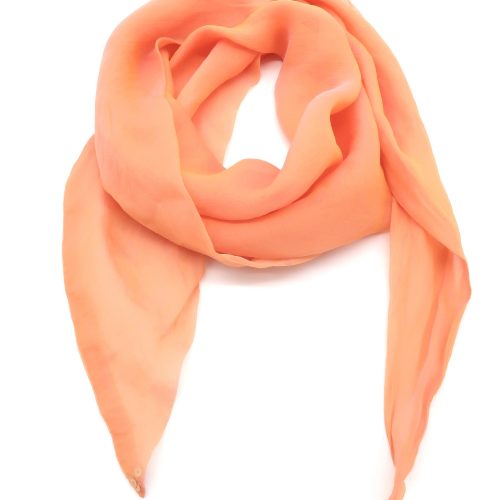 Seidentuch Chiffon Karma in der Farbe grapefruit