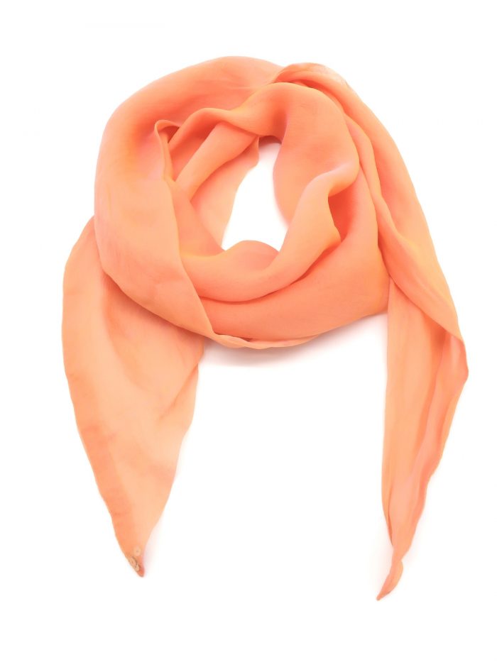 Seidentuch Chiffon Karma in der Farbe grapefruit